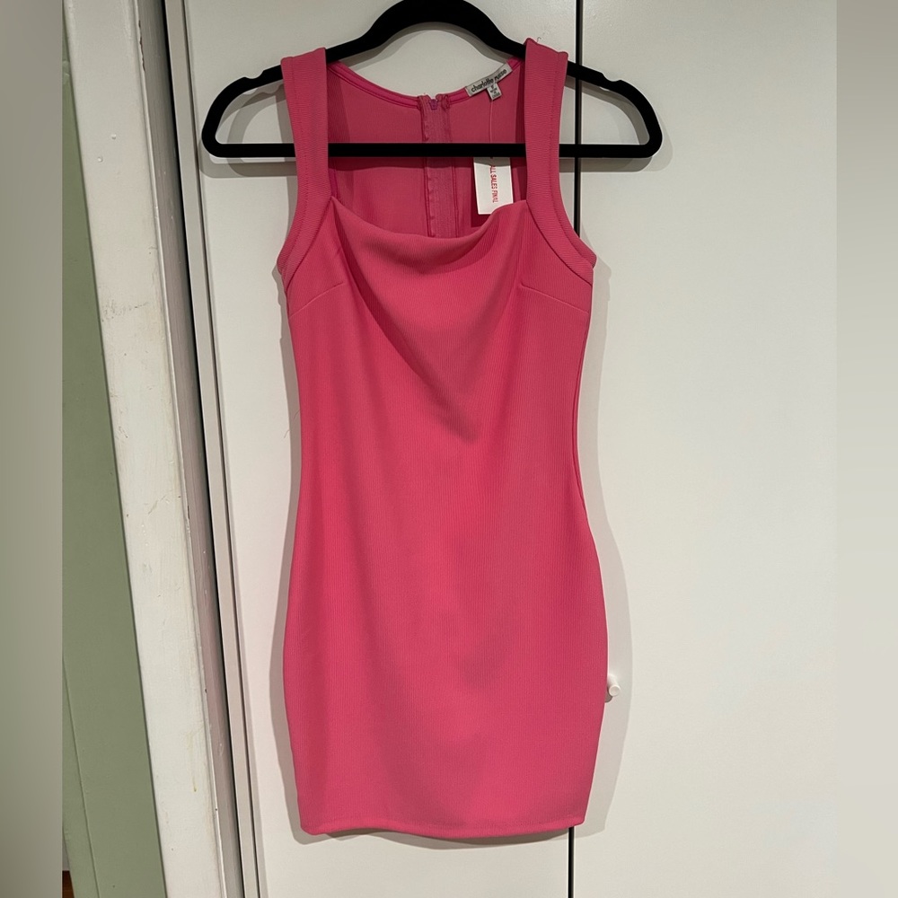Hot Pink Mini Dress